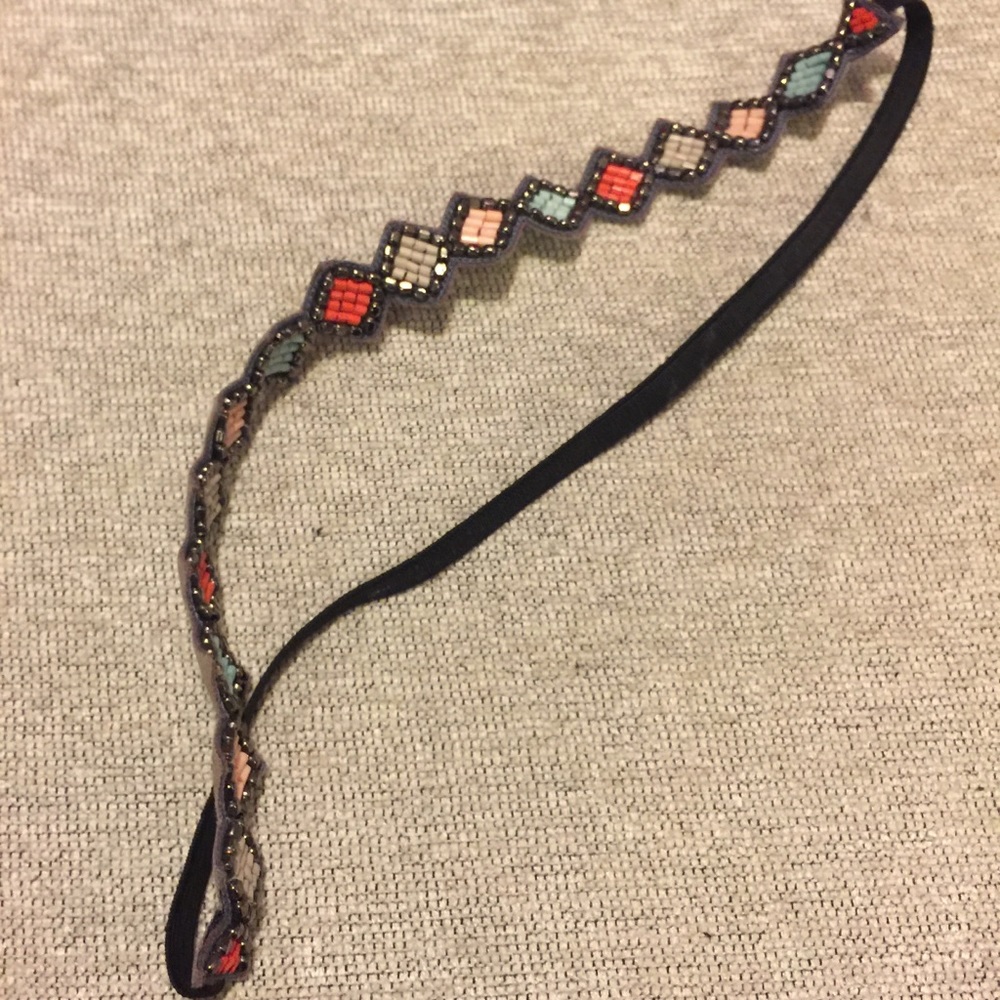 HANDMADE! Beaded Stretch Headband